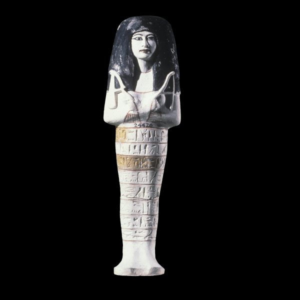 Limestone shabti of a priestess