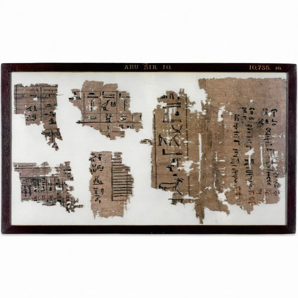 Papyrus from the Abusir papyri