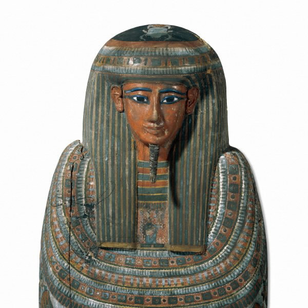 Exterior detail of coffin