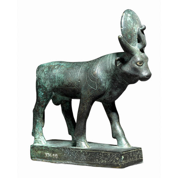 Bronze figure of Apis, the sacred bull
