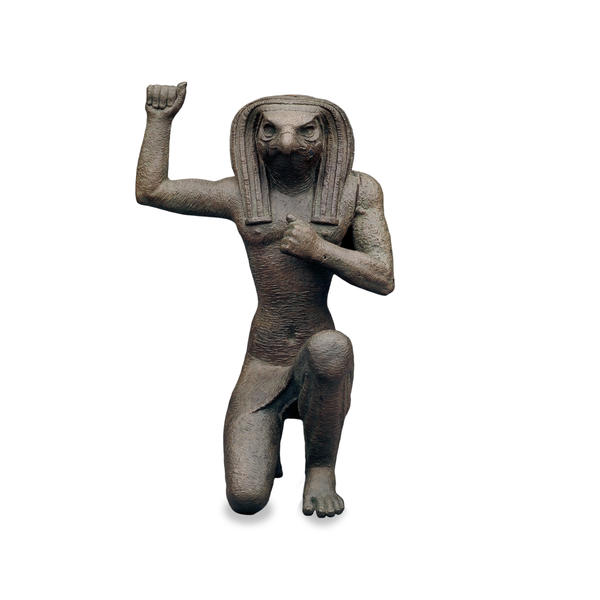 Bronze figure of Horus of Pe