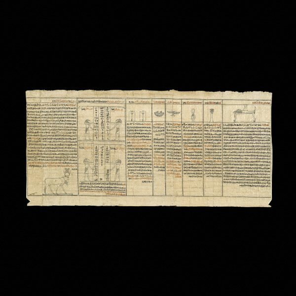 Papyrus from the Book of the Dead of Ankhwahibre